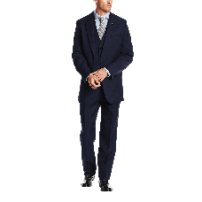 Áo vest cao cấp xanh đenny Vested 3 Piece Suit